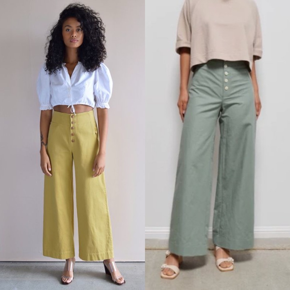New! Ilana Kohn wide leg Mallin pants